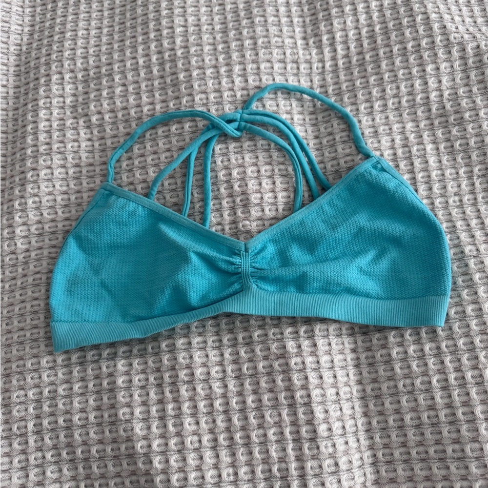 Free People Turquoise Bra